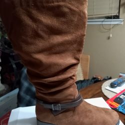 Womens Brown SODA boots