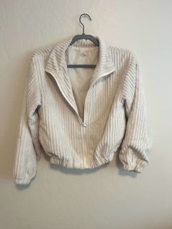 Collared Cream Jacket
