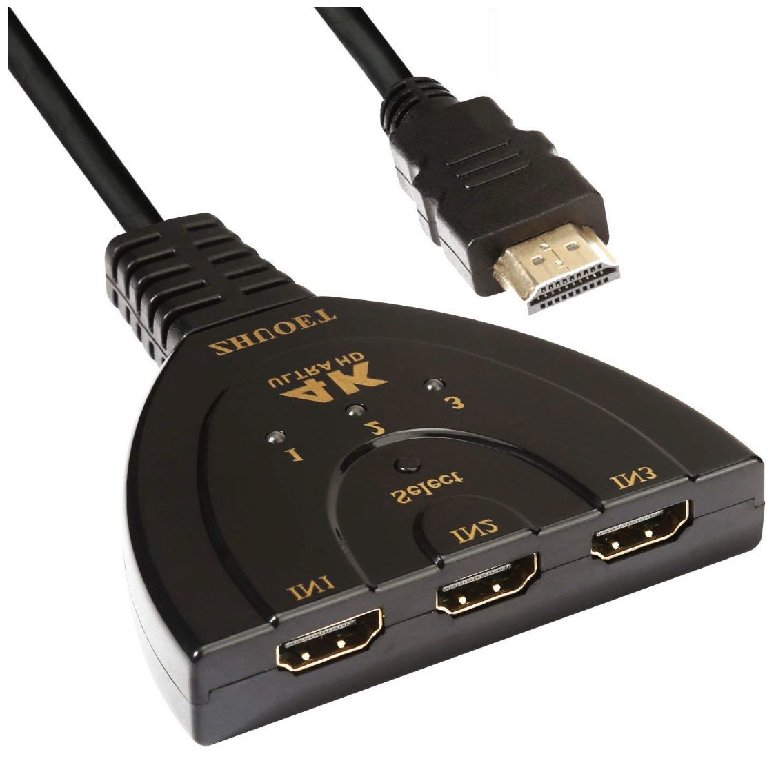 HDMI Adapter, USB 3.1 Type C Hub to 4K HDMI Digital AV Multiport Adapter(Black)