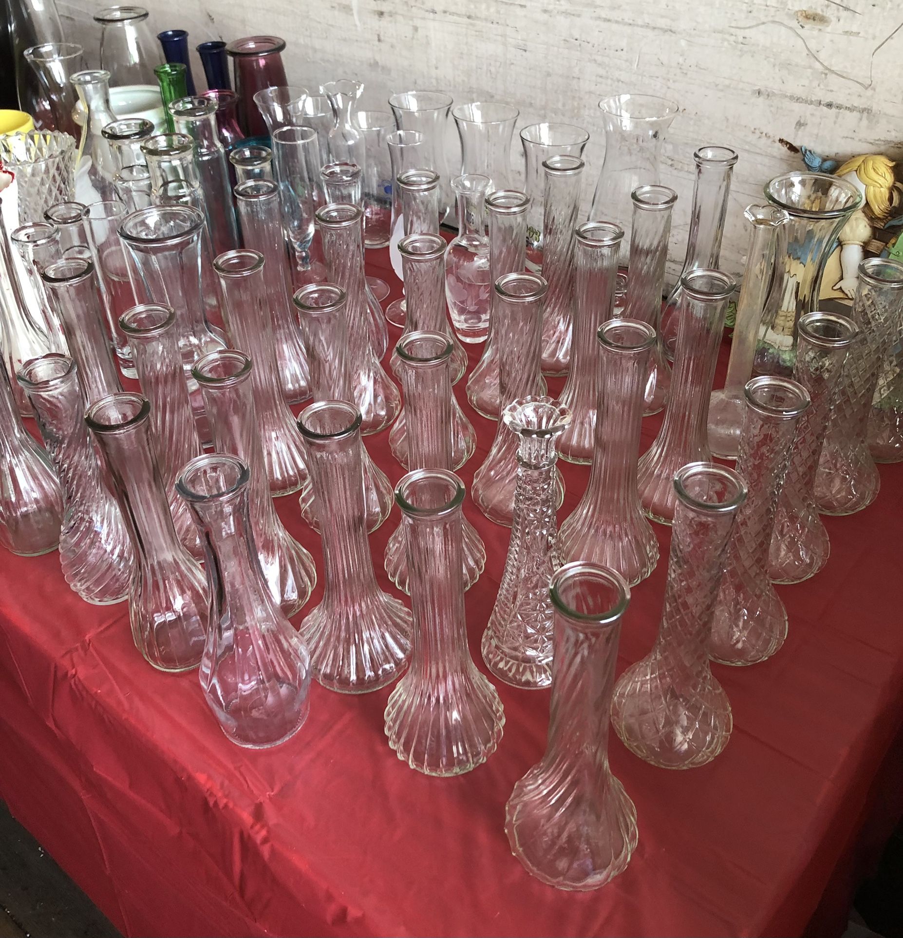 BUD VASES & ASSORTED VASES