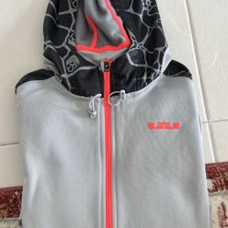 Nike 15$ Lebron Hoodie Pink Grey Black 