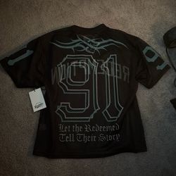 black and blue redemption jersey