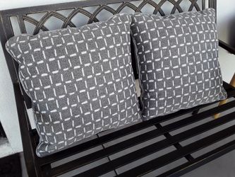 2 Square Throw Pillows