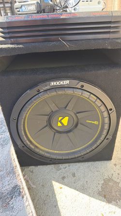Kicker CompC Subwoofer in Ported Box