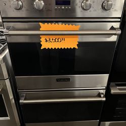 Viking Stainless Steel Double Oven