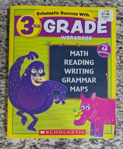 3 Books for FREE. Scholastic Success with 3rd Grade Workbook