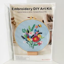 Embroidery DIY Art Kit, No. CX0514, NEW!