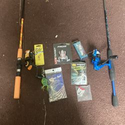 Fishing Rods And Lures 