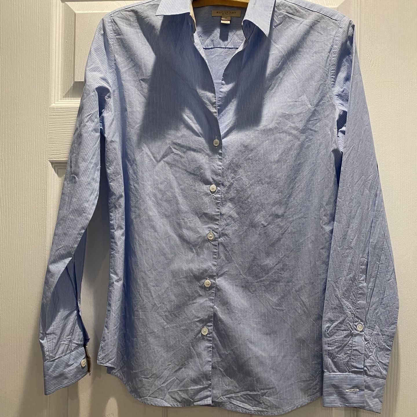 Burberry Women’s Button Up Shirt - Size Medium