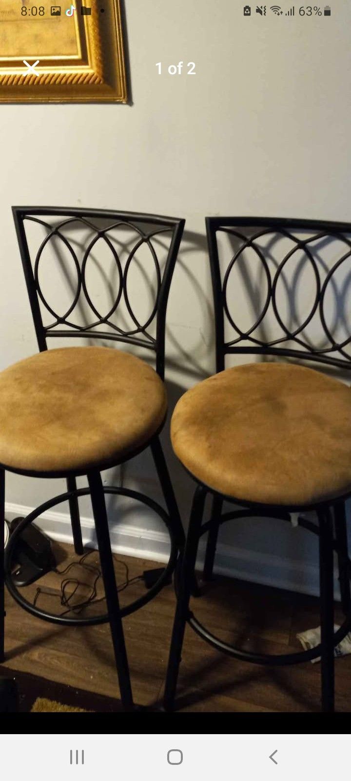 3 TALL BAR STOOLS