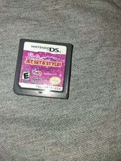Nintendo DS Barbie jet,set, and style