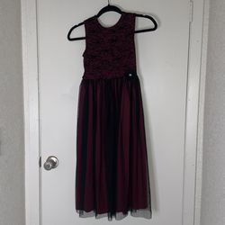 Girls size 10 floral formal dress