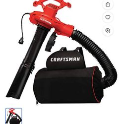 CRAFTSMAN Leaf Blower / Leaf Vacuum & Mulcher, 12-Amp, Corded (CMEBL7000)