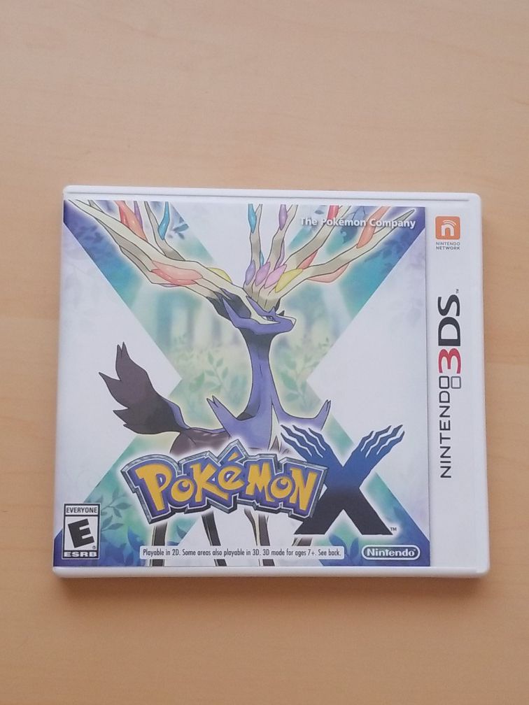 Pokemon X for 3ds