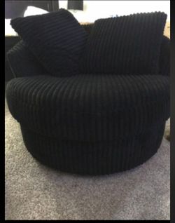 New Black Swivel chair