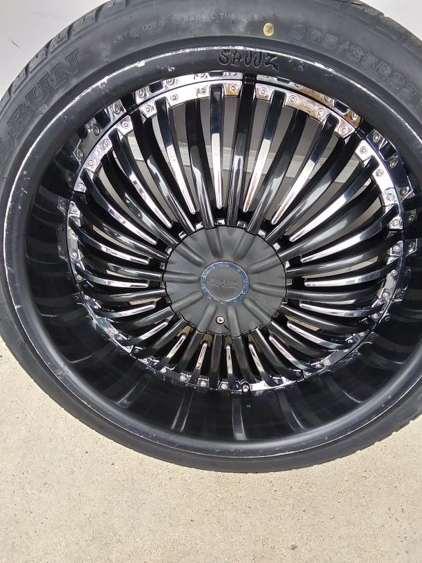 Tire And Rim 22s 