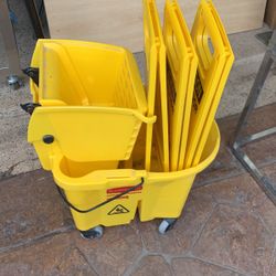 Commercial Bucket And 3 Signs