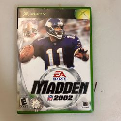 Xbox Madden 2002
