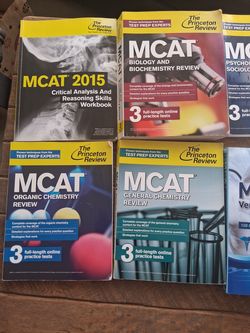 Princeton MCAT Review books