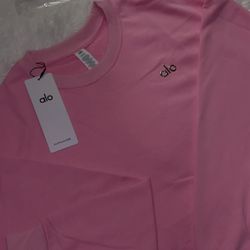 pink alo crewneck 