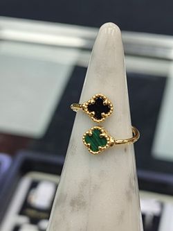 14k Gold Clover Ring Perfect For VALENTINES