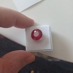 9ct Natural Round Cut Red MOZAMBIQUE Ruby 