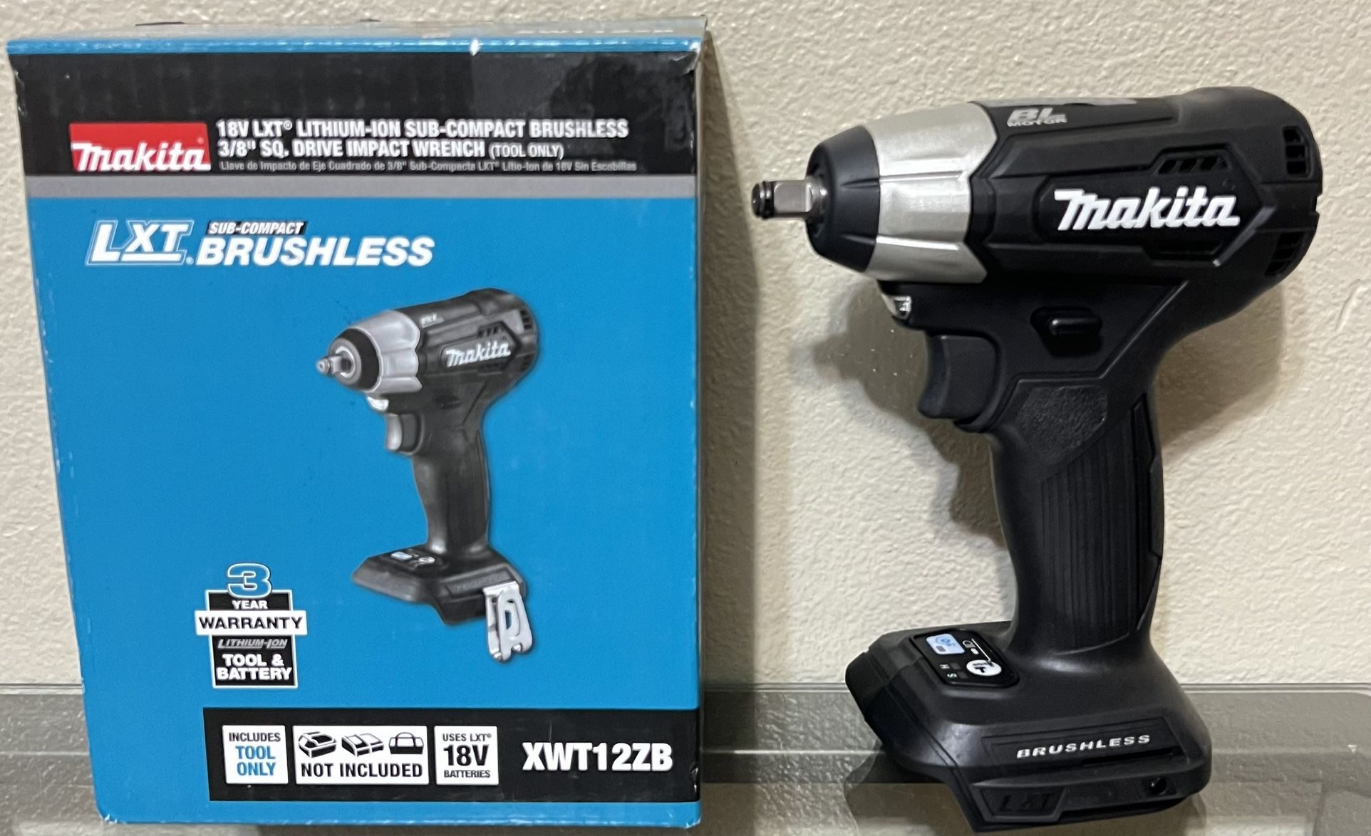 New Makita Compact Impact Wrench 3/8 In. (Tool-Only)