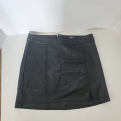 Rewash Leather Faux skirt