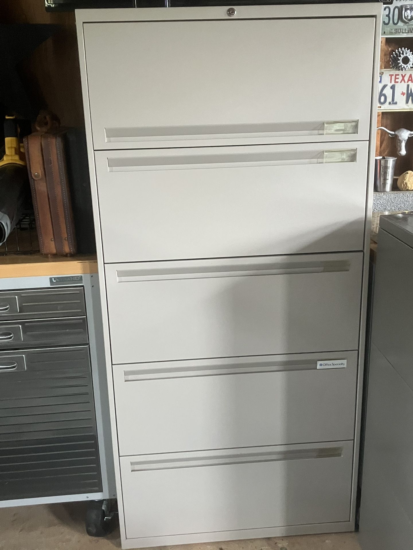 5 Drawer Metal File Cabinet