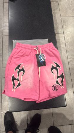 PINK HELLSTAR SHORTS SIZE S