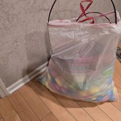 Easter Eggs And Baskets