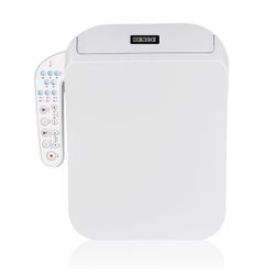 KERDE F30 Square Electric Bidet Seat, Smart Toilet Cover, Heated Water Cleansing, Warm Air Drying, Seat Constant Temperature, Adjustable Temperature, 