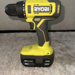 Ryobi Drill With Battery And Charger