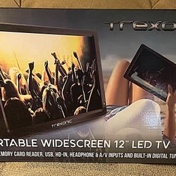 TEXTRONICS PORTABLE WIDESCREEN 12” LED TV