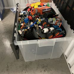 Box of LEGOS