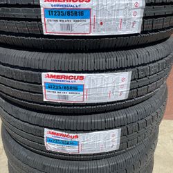 AMERICUS COMMMERCIAL LT 235/85R16 $135 NEW 10 PLY 235/85/16 235/85R/16 FOR HEAVY LOADS TOWING LT235/85/16