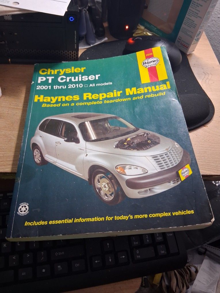 2001 To 2010 Pt Cruiser Repair Book Very Good Condition