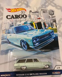 Hot Wheels Nissan Skyline C10 wagon Cargo Carriers