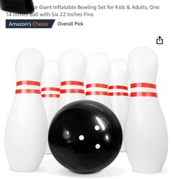 Inflatable Bowling Set