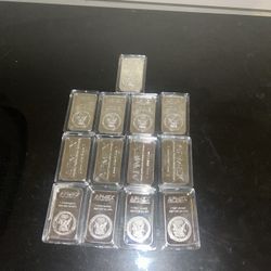 APMEX Silver OZ bars