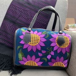 Valentine Gift Embroider Bag With Metallic Shawl