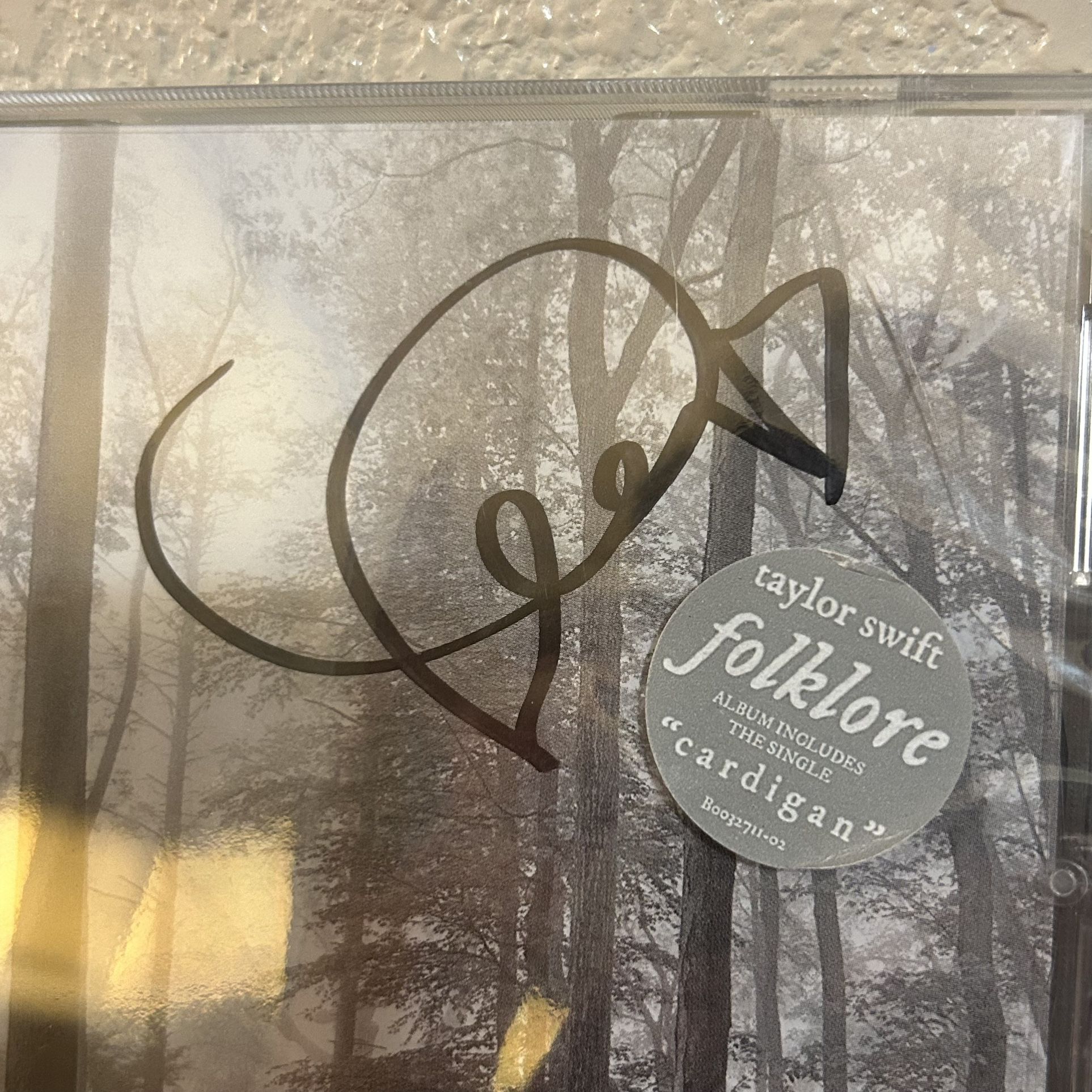 Taylor Swift folklore Signed Autographed CD Album Brand New Sealed