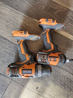 Ridgid impact and drill used