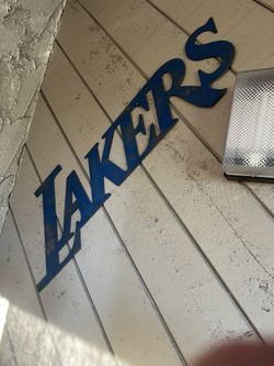 Lakers Metal Stencil 
