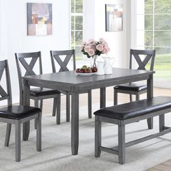Dining Table Set With Bench