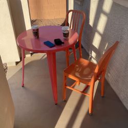 Metal Bistro Table