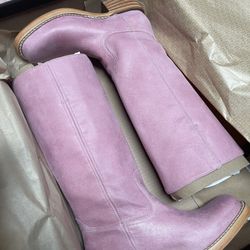 Pink Frye Boots 