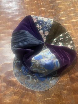 70s Patchwork Paperboy Hat . Made In Seattle 
