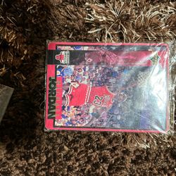 micheal jordan signed cards 5 cards