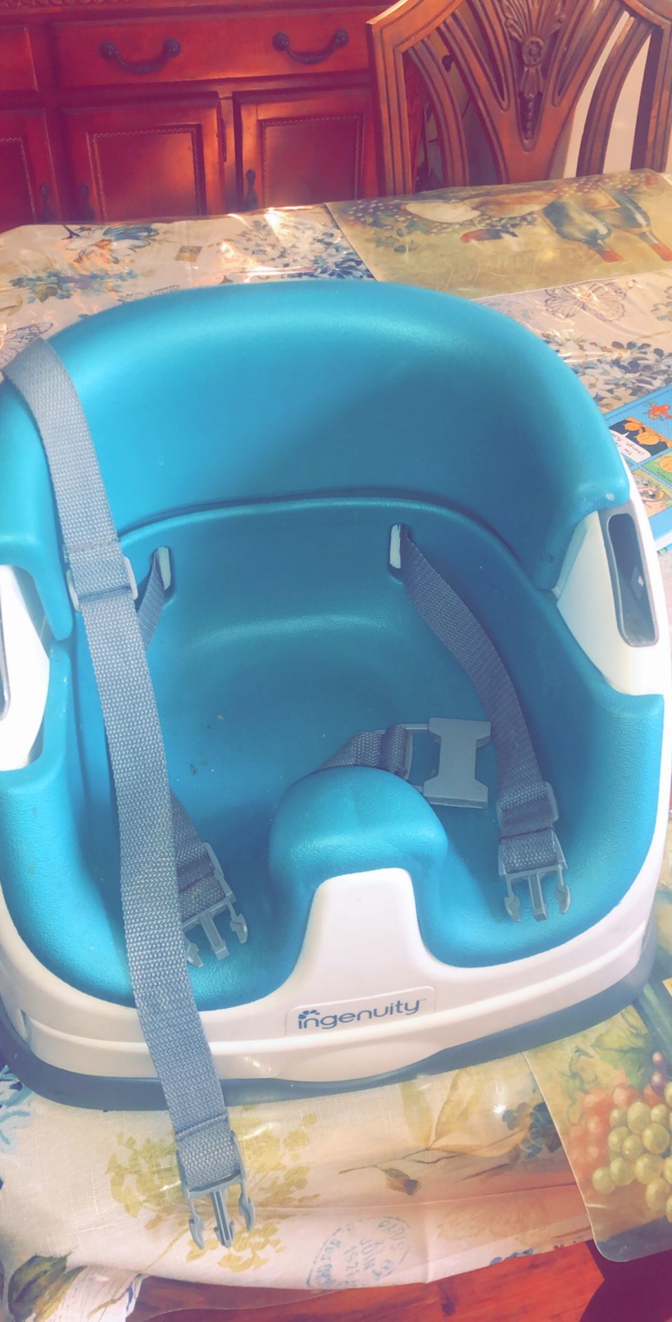 For sale ingenuity baby booster seat for toddler $15 sold as is thanks